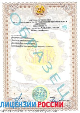 Образец сертификата соответствия (приложение) Верхний Уфалей Сертификат ISO 14001